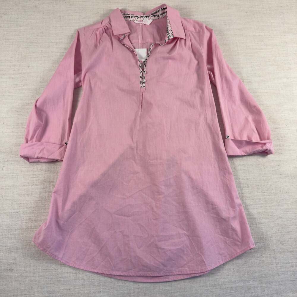 Victoria's Secret Pink Button-Back Sleep Shirt Tunic Size S/P
